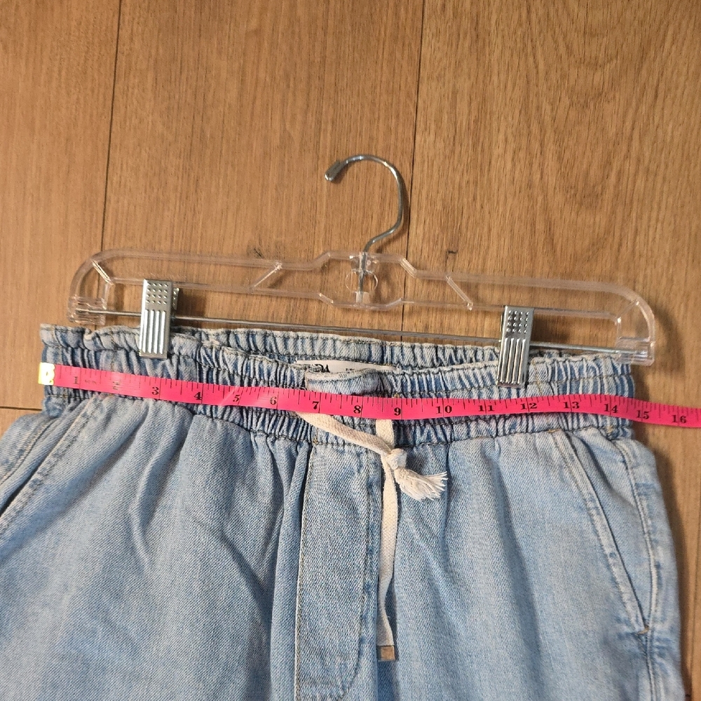 Zara Casual Light‎ Blue Denim Joggers - Medium - Picture 4 of 5